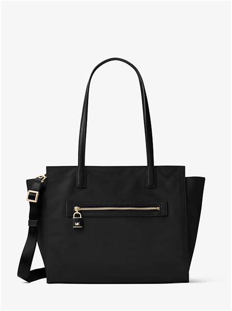 michael kors janie large nylon tote|Janie Large Nylon Tote Bag .